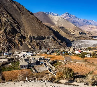 Kagbeni village and Mustang
